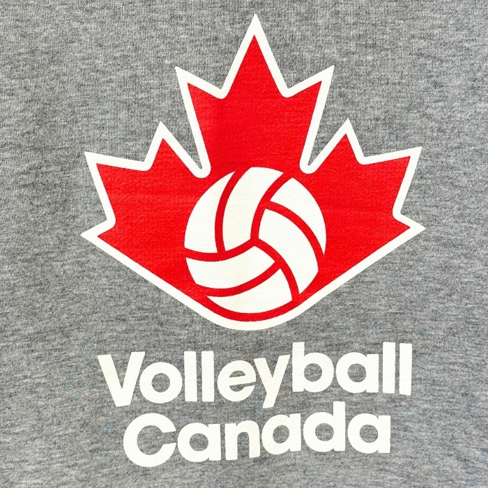 Volleyball Canada Hoodie (White Large Logo) - Image 3