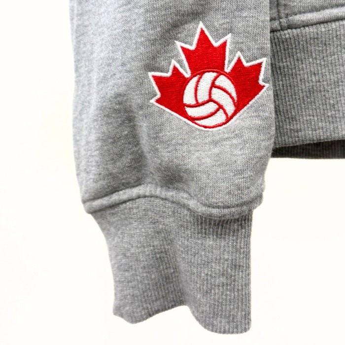 Volleyball Canada Hoodie (White Large Logo) - Image 4